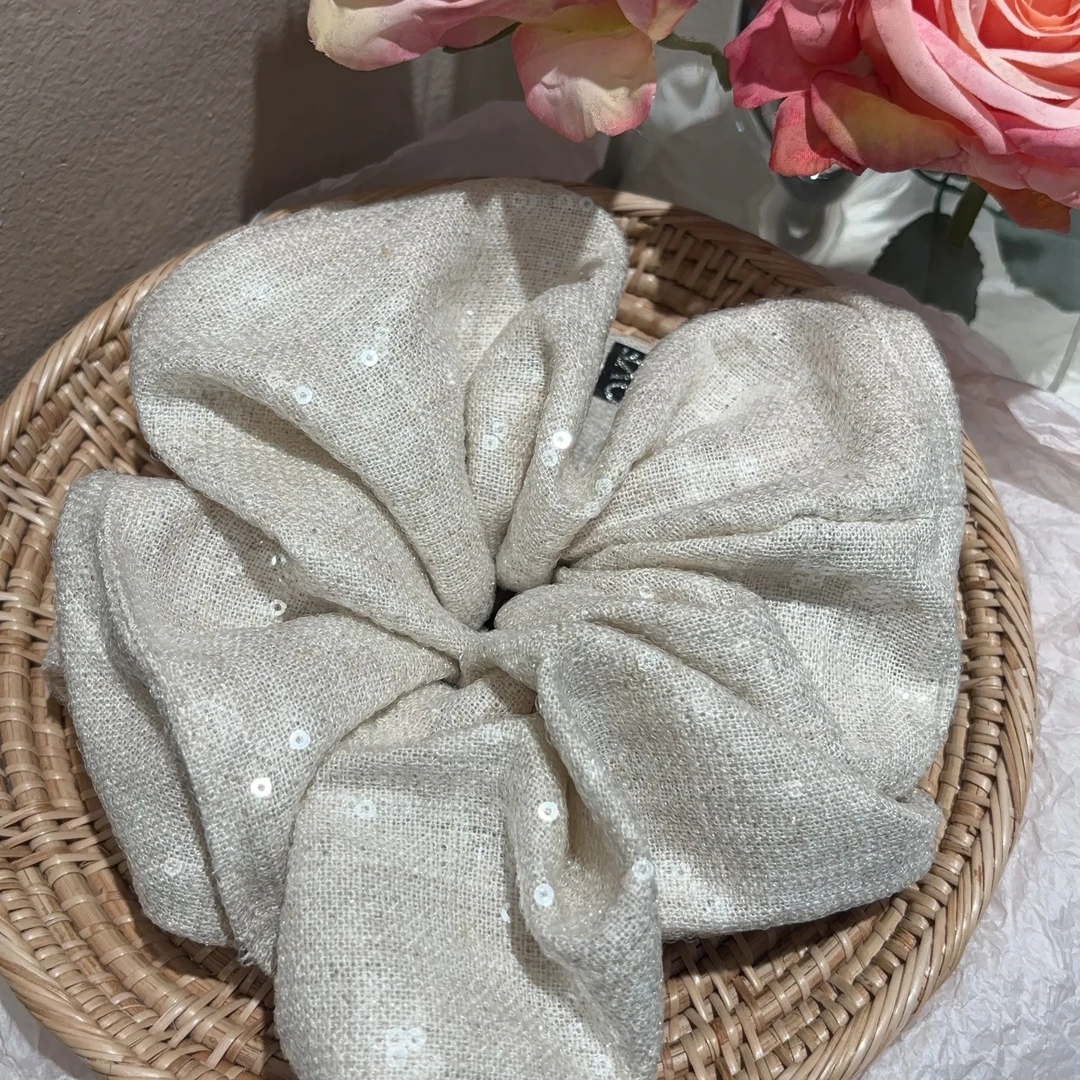 时尚纯色闪闪发圈T218