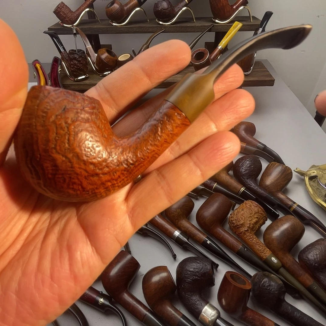 博***_博雅轩大哥专拍石楠木烟斗