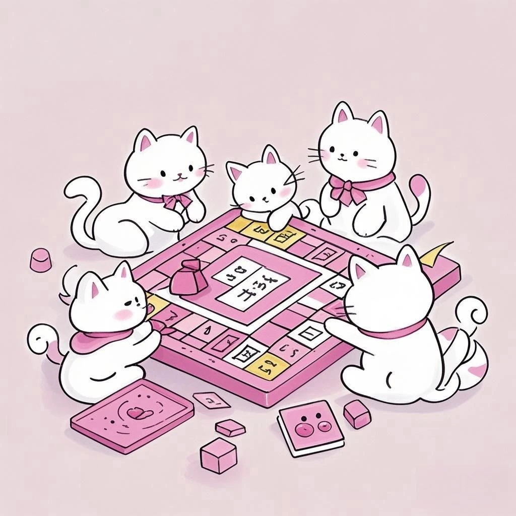 【跟车】猫猫游园会潮玩摆件手办