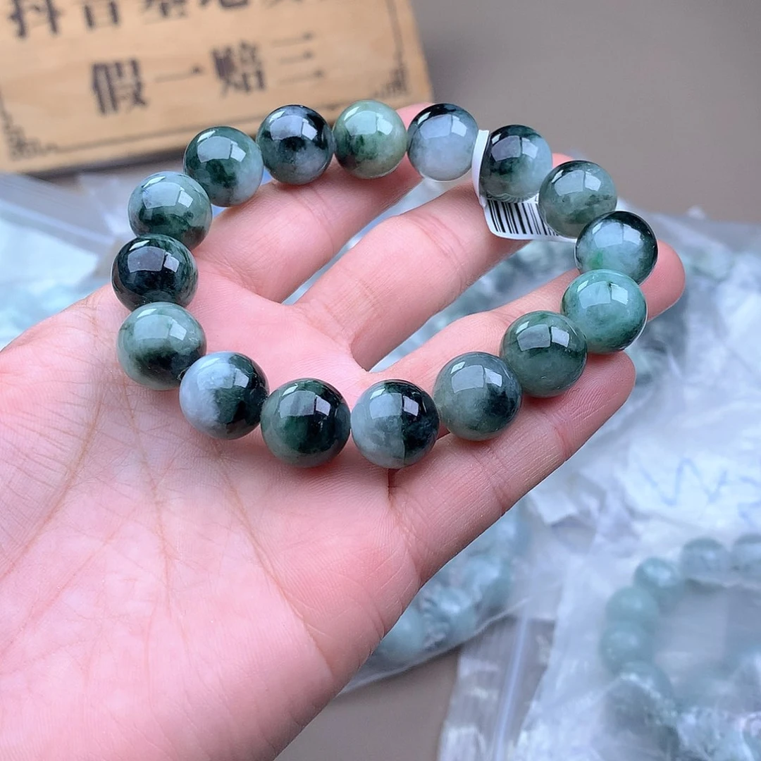 未镶嵌手串定制翡翠