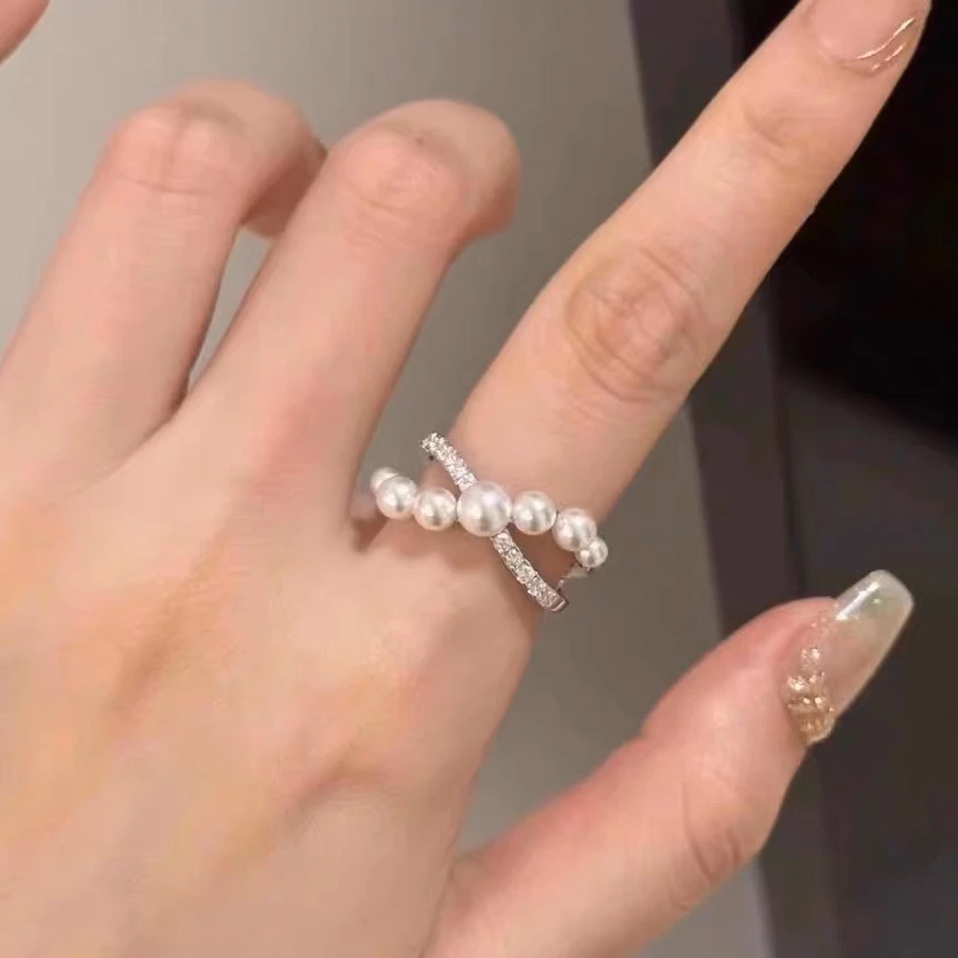 （售完无补）明星同款多珠设计款戒指（非完美）