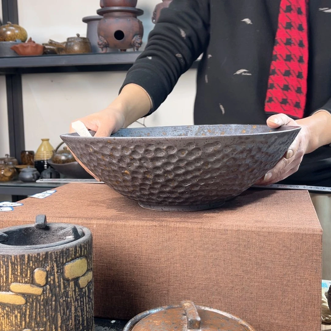 紫泥茶壶紫砂粗陶茶器