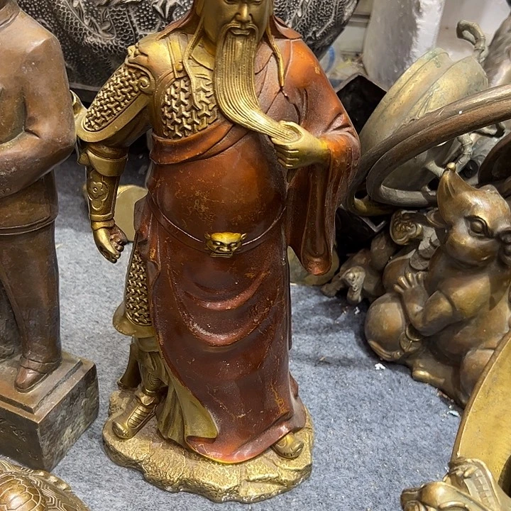 普****）微瑕疵黄铜摆件工艺品