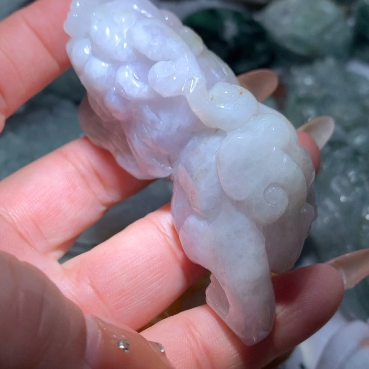 翡翠未镶嵌颈饰保真天然A货翡翠