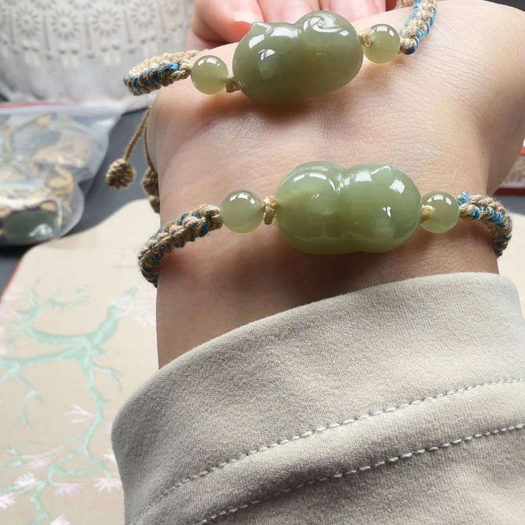 和田玉未镶嵌手链10