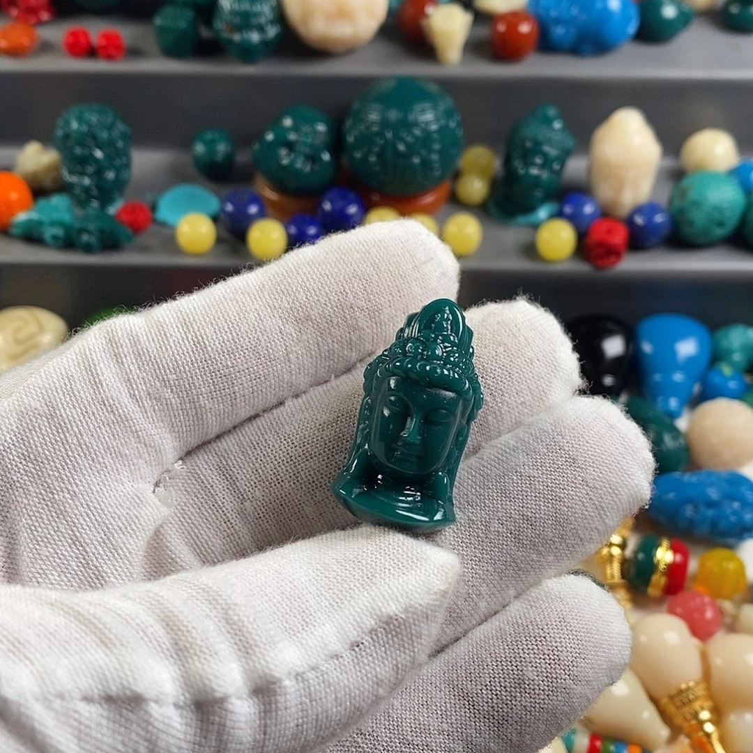 *****琉璃颈饰雪巴琉璃15