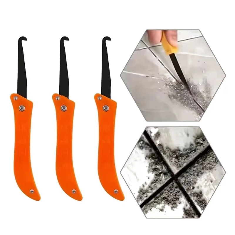 勾缝刀美缝施工工具用于瓷砖开槽清缝抠缝的实用好物可折叠清缝刀