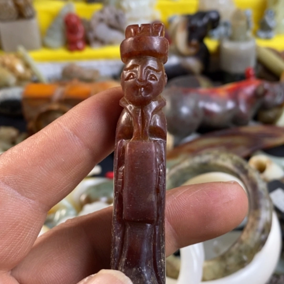 【闪购商品】和田玉（糖玉）挂件未镶嵌用****牛