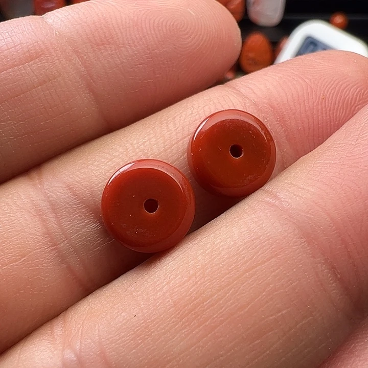 南红玛瑙未镶嵌隔珠10