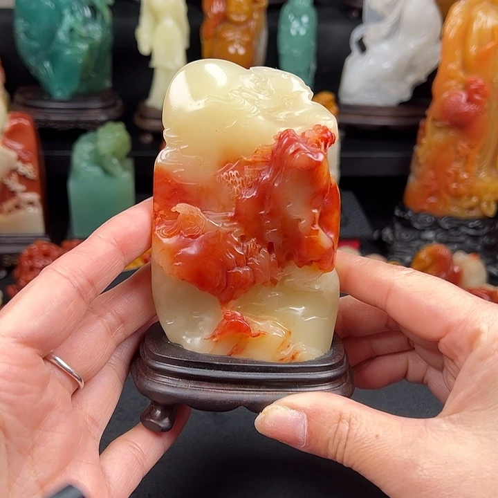 寿山石，老性芙蓉石