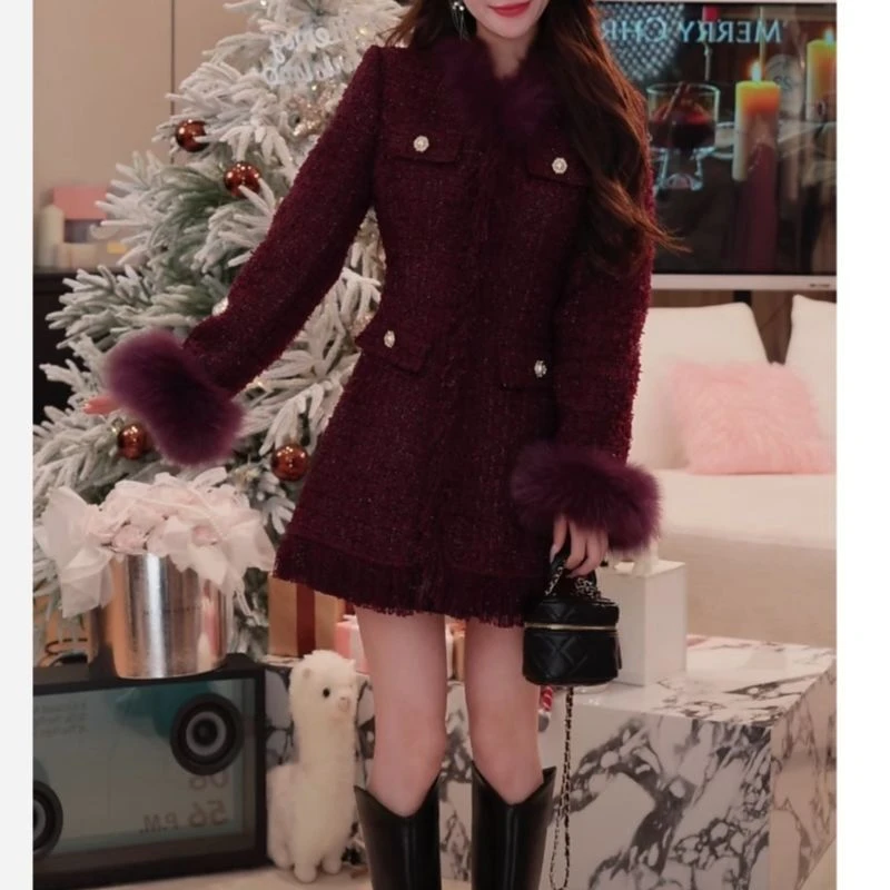 【董小姐】秋冬新款羽绒服大衣QL8DY8195