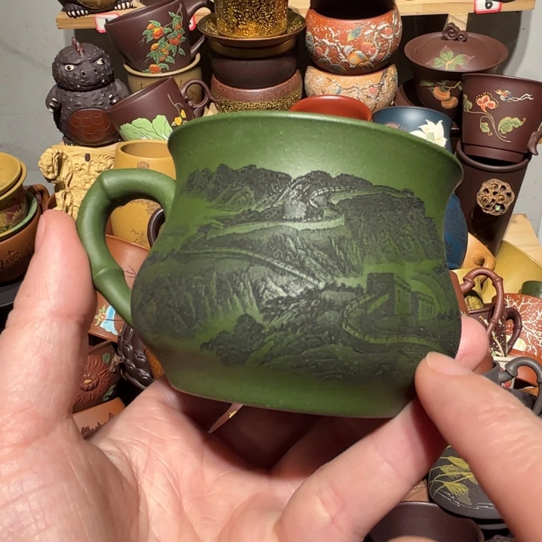 紫砂茶杯宜兴紫砂主人杯
