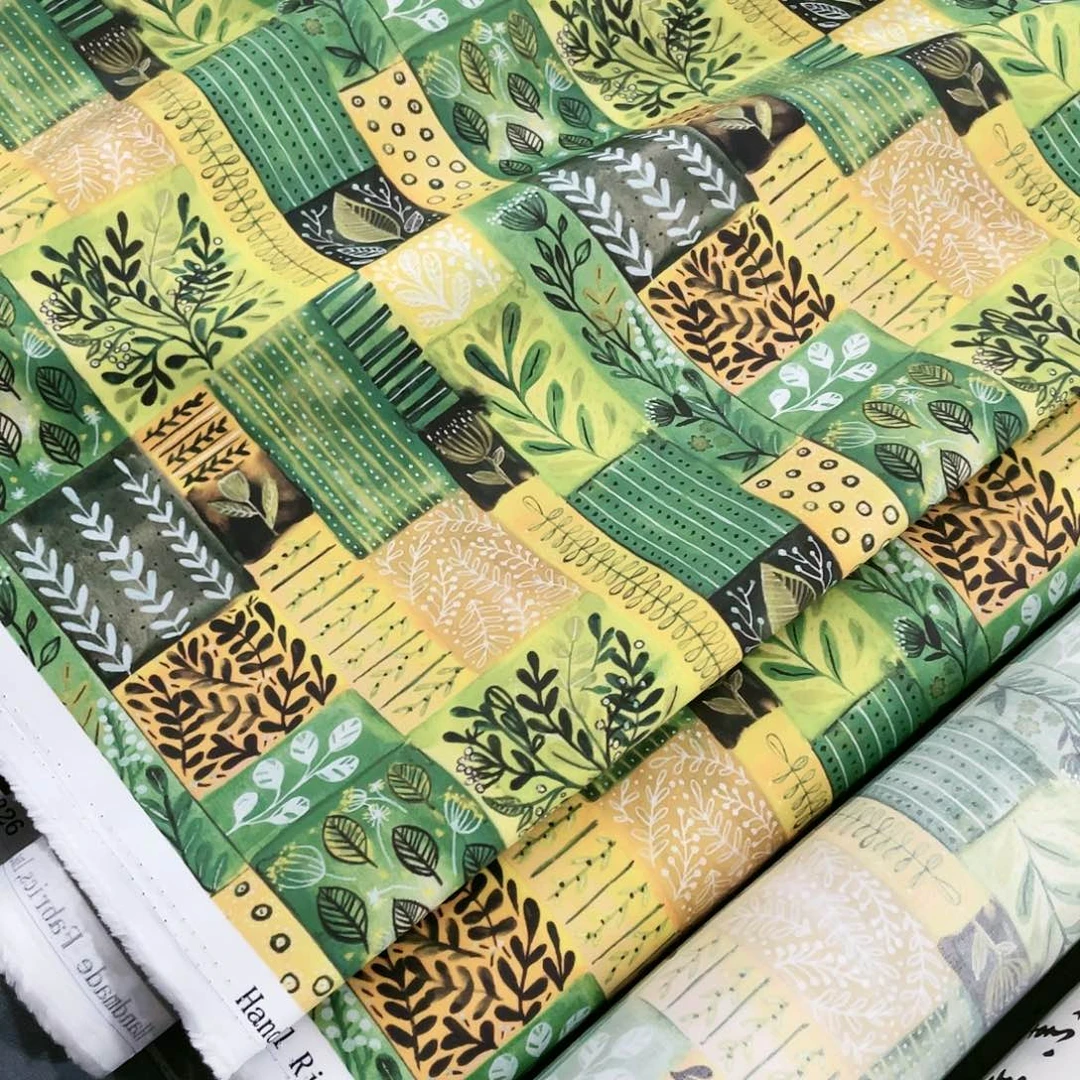一米价纯棉50支加密细斜纹1.5米宽果子布艺地卷