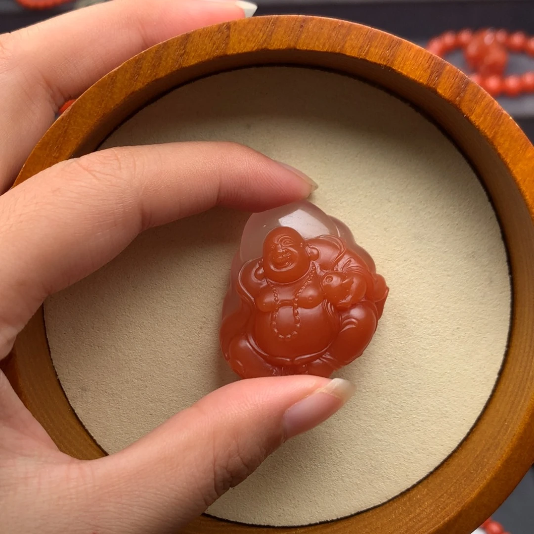 南红玛瑙未镶嵌挂坠