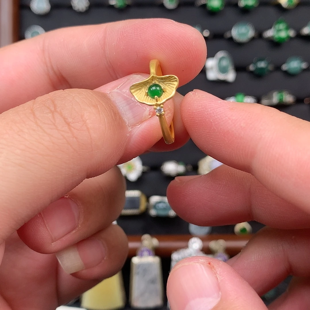 翡翠银S925镶嵌颈饰