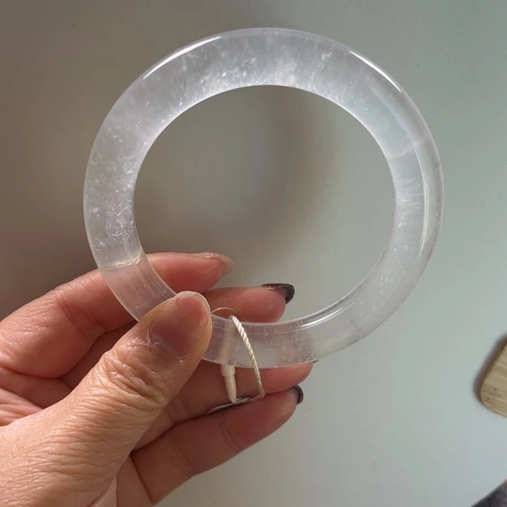 石英质玉未镶嵌手镯60.5