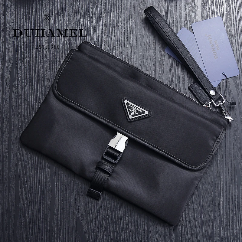 新款手包男手拿包手抓包文件包袋牛津纺尼龙帆布商务休闲大容量