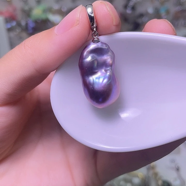 颈饰合金淡水珍珠37