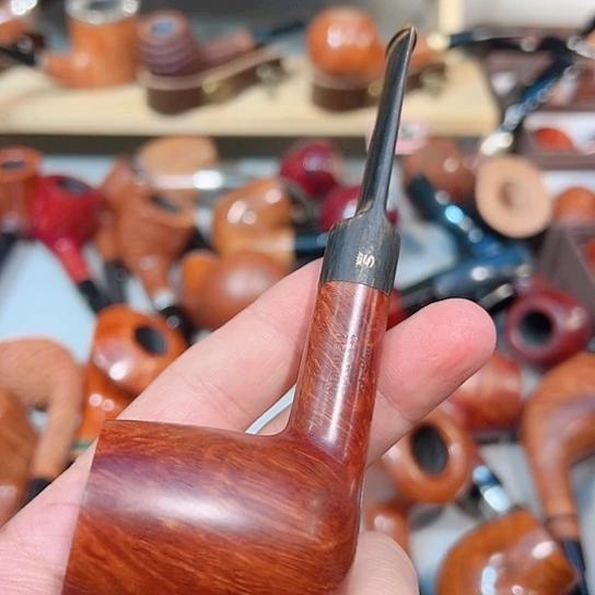 软**吃意大利石楠木手工烟斗一款