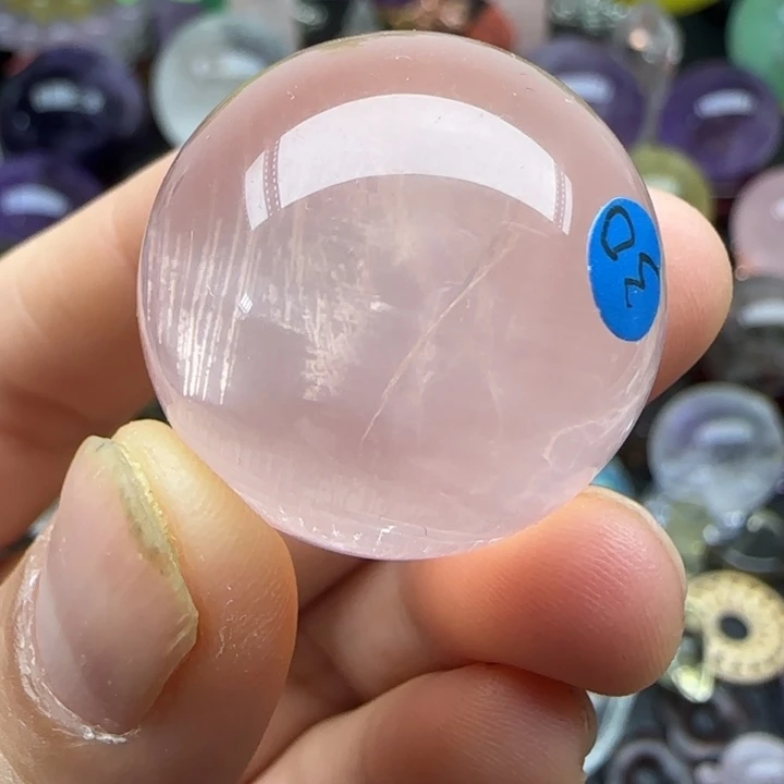 未镶嵌珠宝半成品水晶2.63厘米