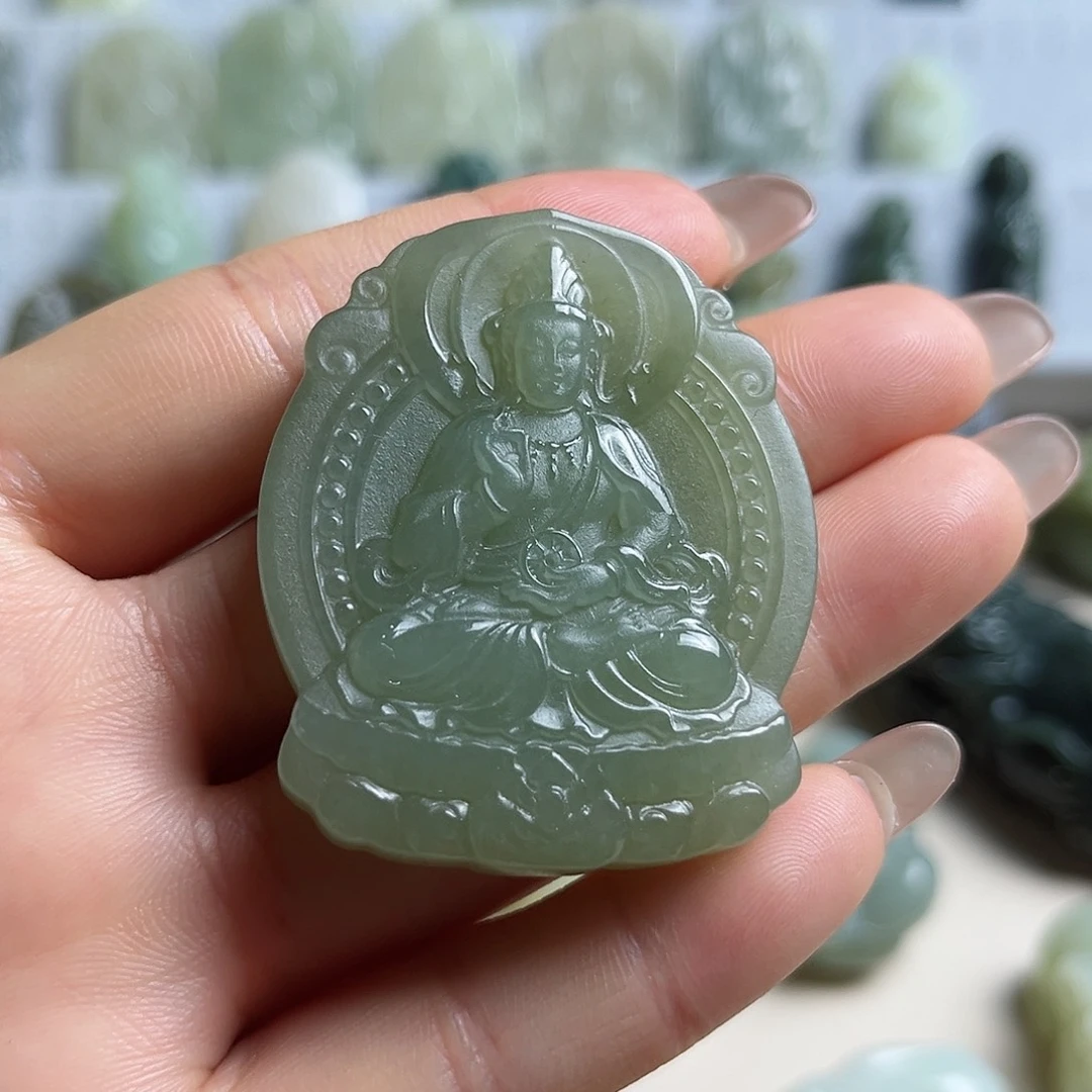 和田玉未镶嵌挂件