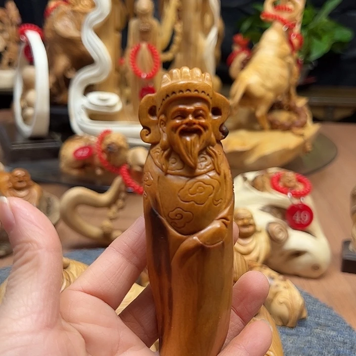 非洲檀香无事牌崖柏摆件