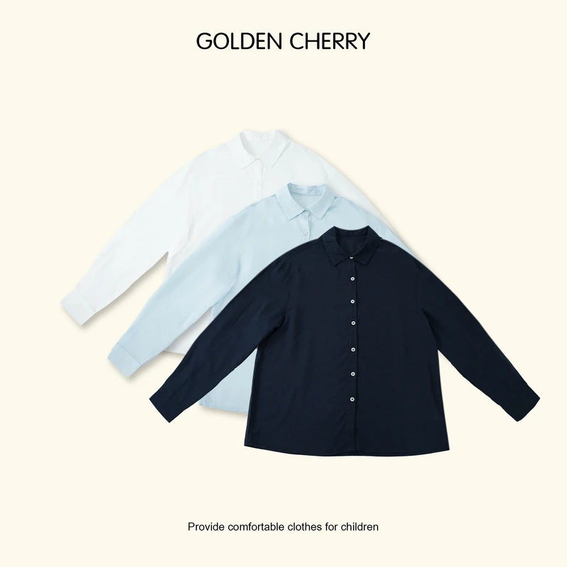 【金樱桃Golden cherry】亲子防晒外搭时尚百搭衬衫LSB6071