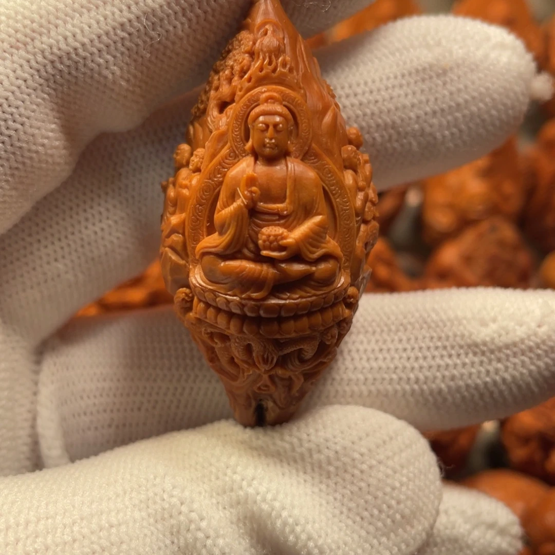 手串/手链橄榄核十八罗汉拜如来
