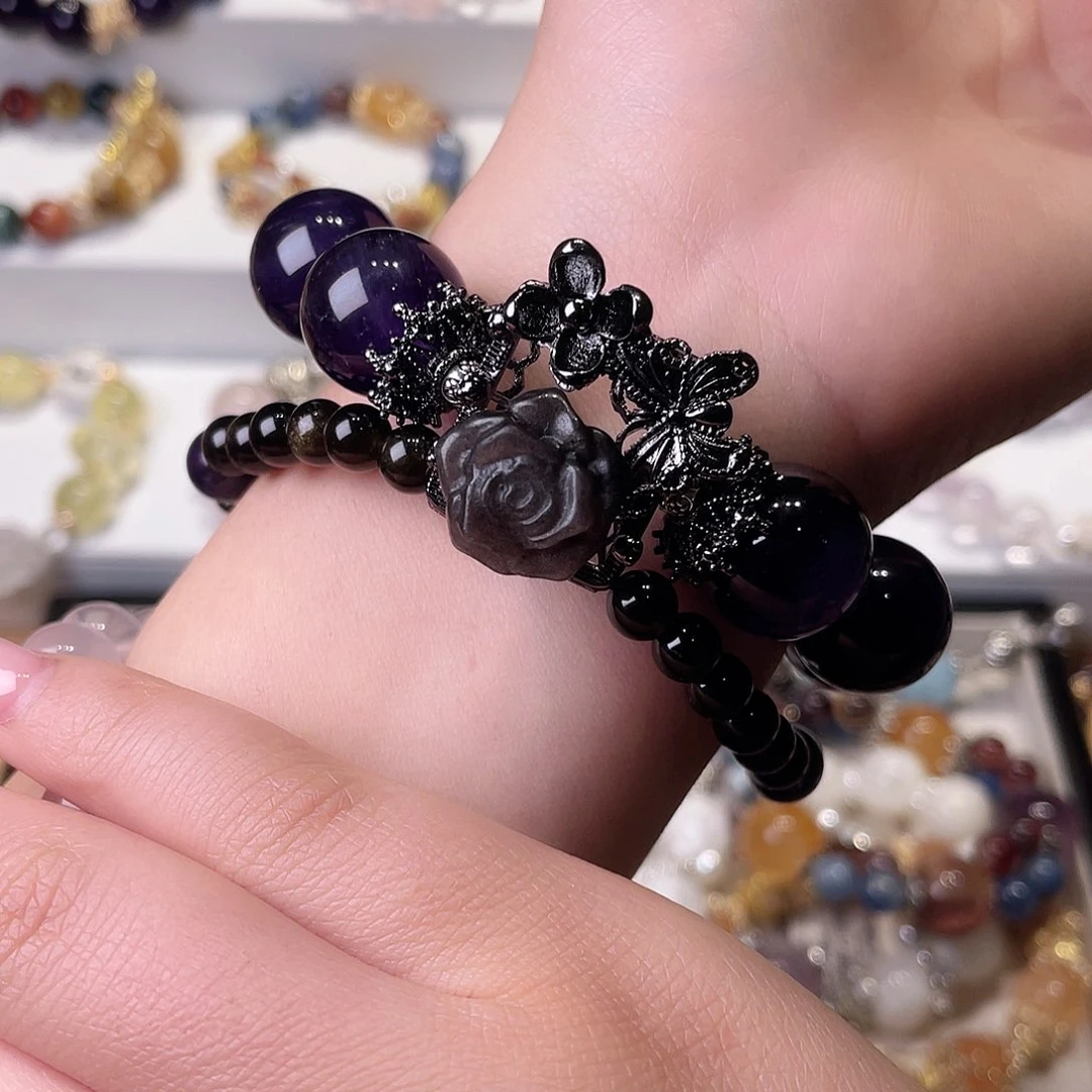 水晶手链合金周**?尺寸