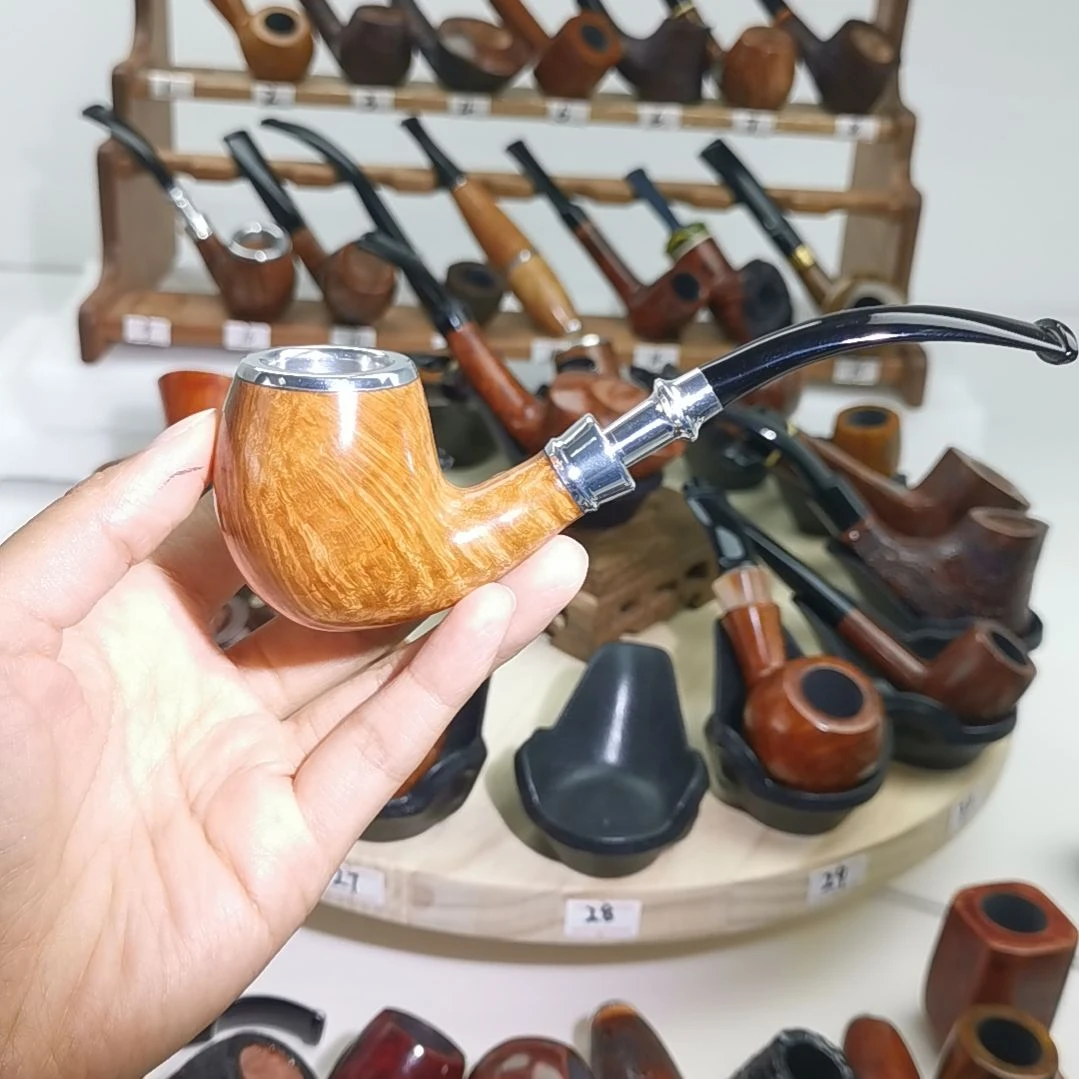 我****你石楠木大号三防弯斗原木色