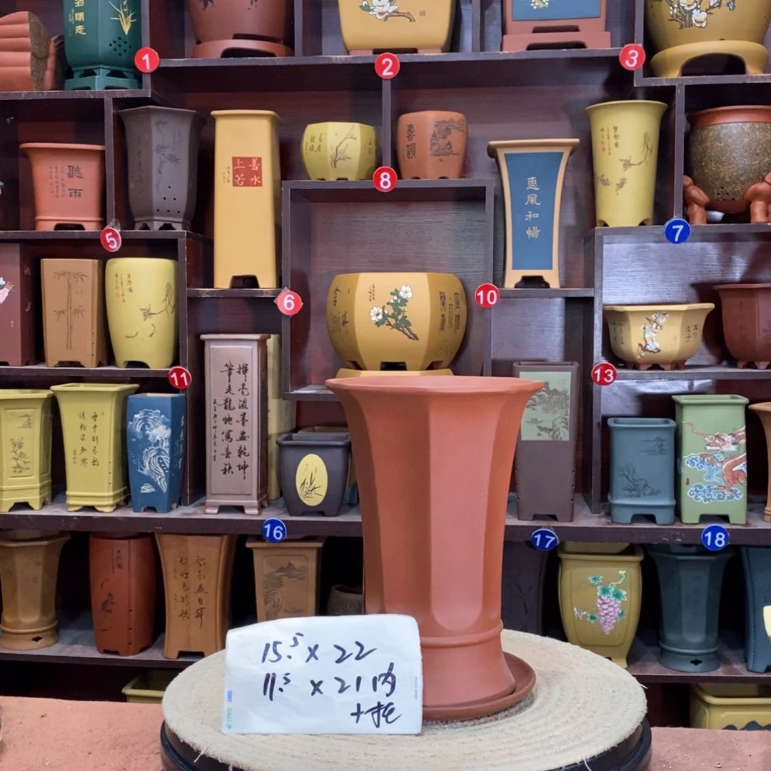 紫砂艺术紫砂花盆