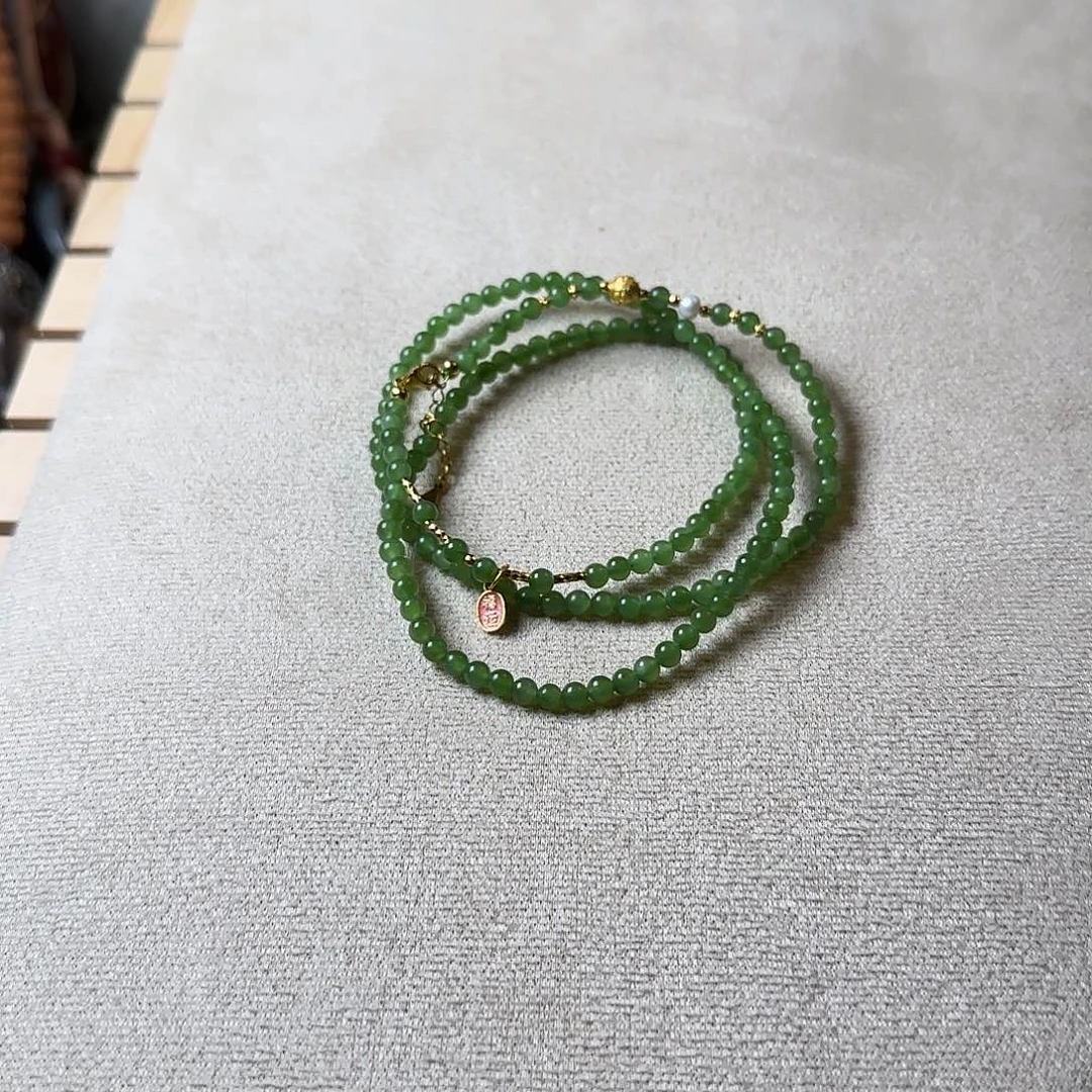 和田玉未镶嵌颈饰从****修