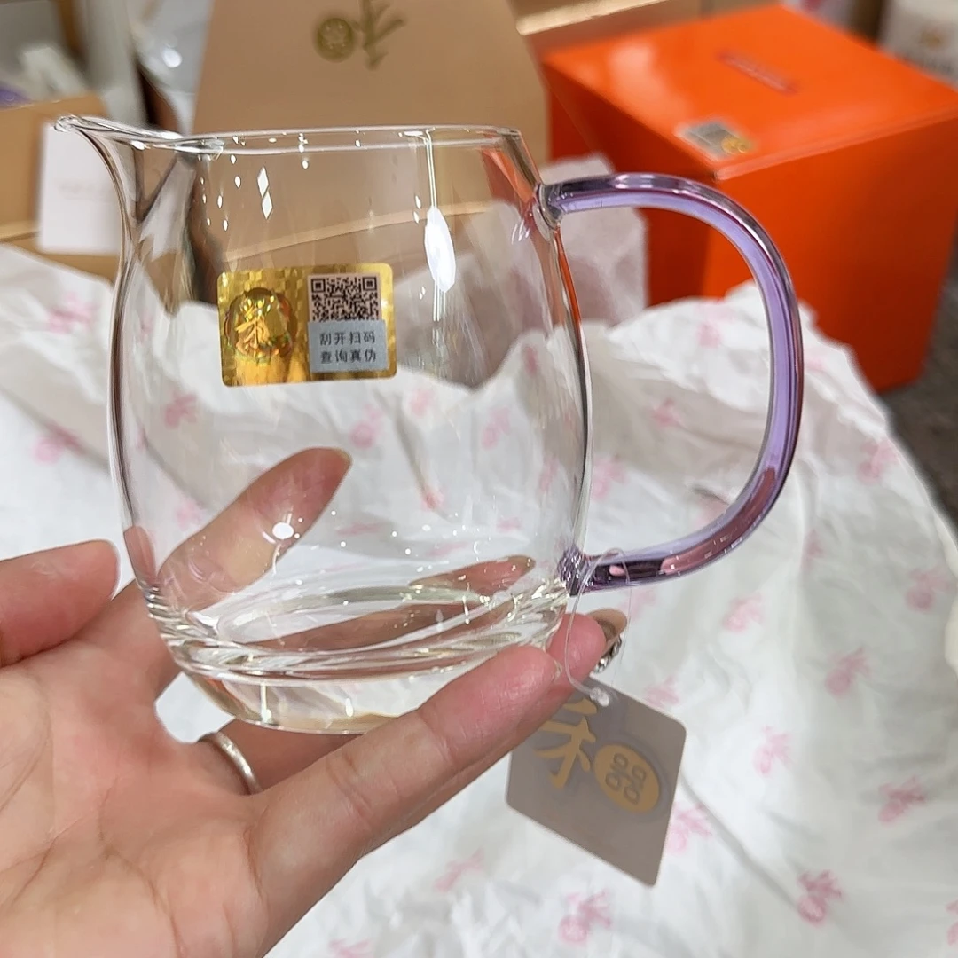 禾器浅紫色澄然公道杯