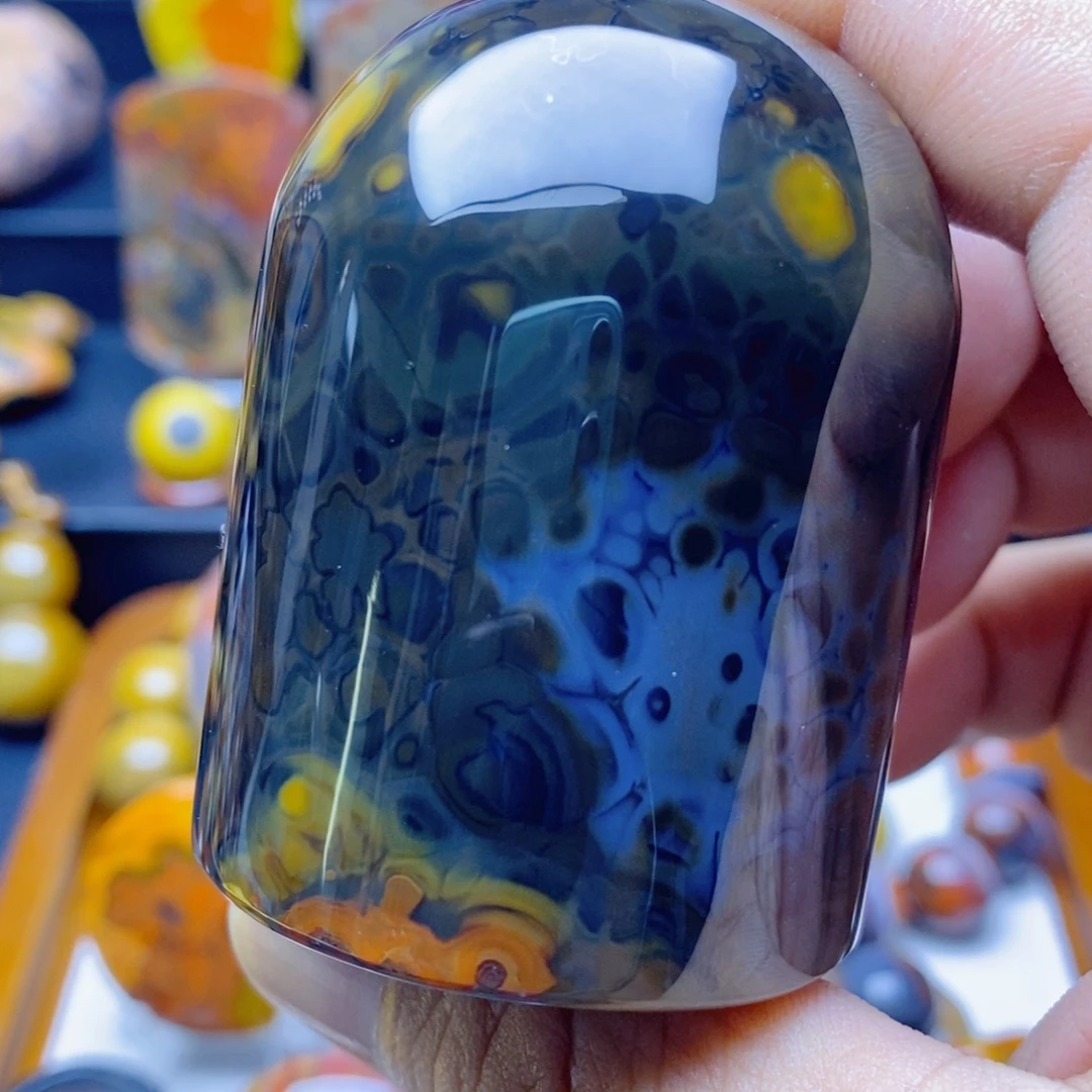 玛瑙/玉髓未镶嵌手把件