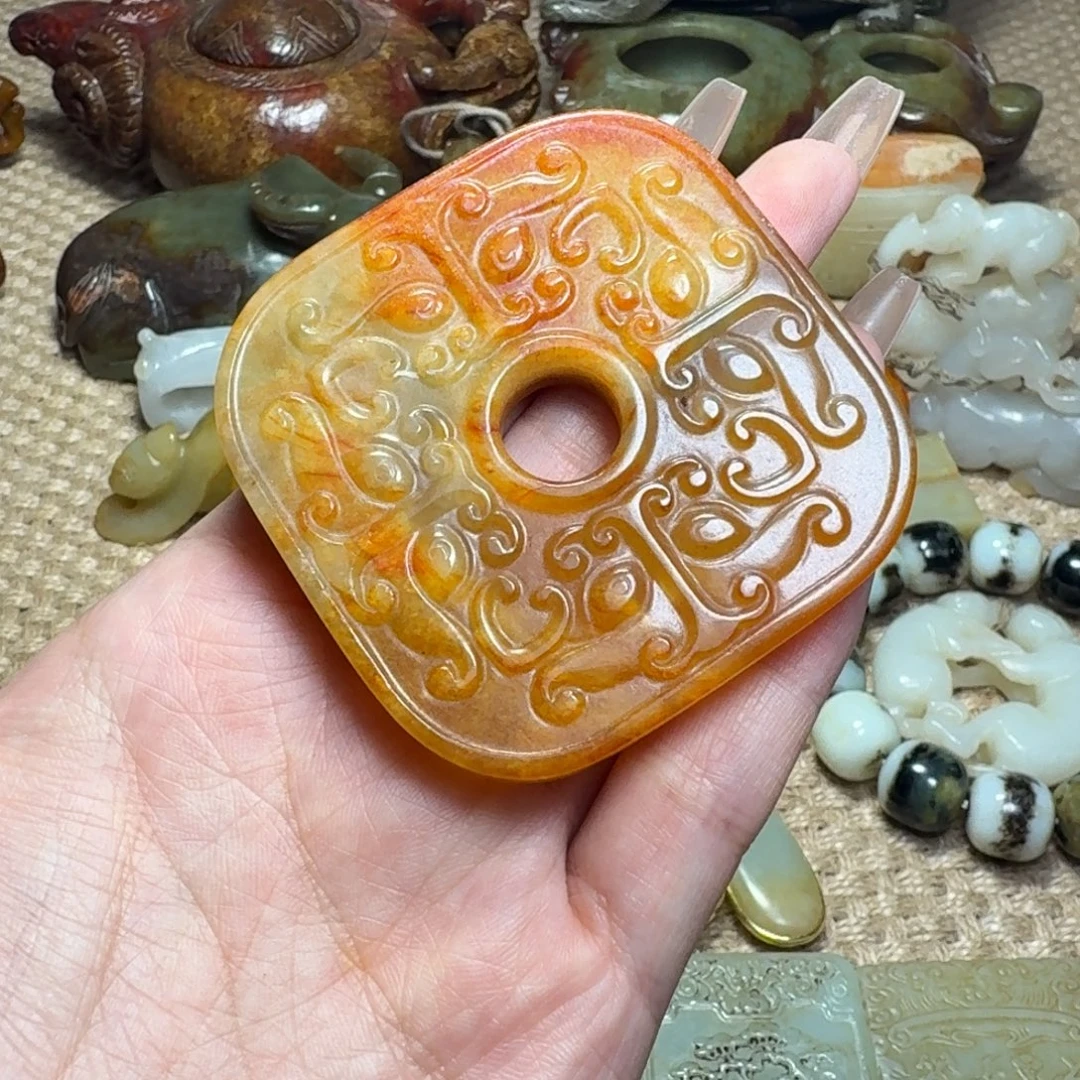 白玉菩提吊坠挂件