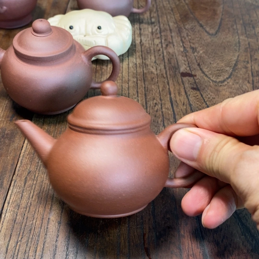 茶壶紫砂半手芭乐容量100cc