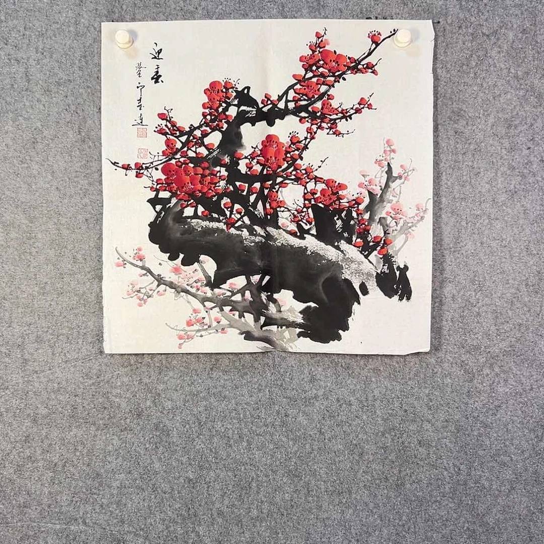 国画739 花鸟在此鸣叫时还要