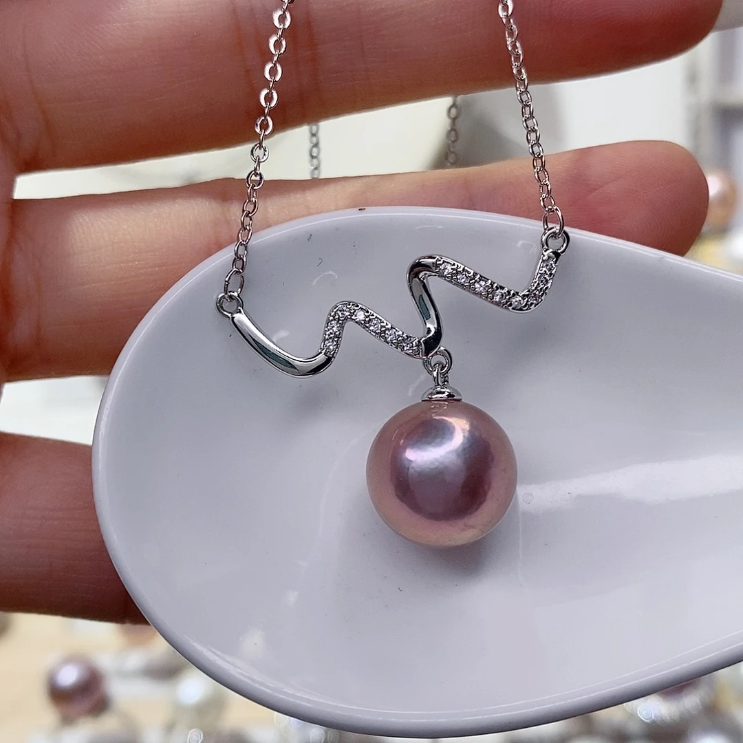 淡水珍珠未镶嵌吊坠(赠链)
