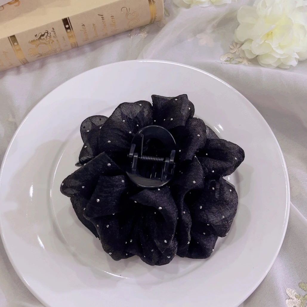 云朵抓泡泡抓 大抓夹气质款 百搭花朵抓 韩版抓夹 新款高颜值抓夹