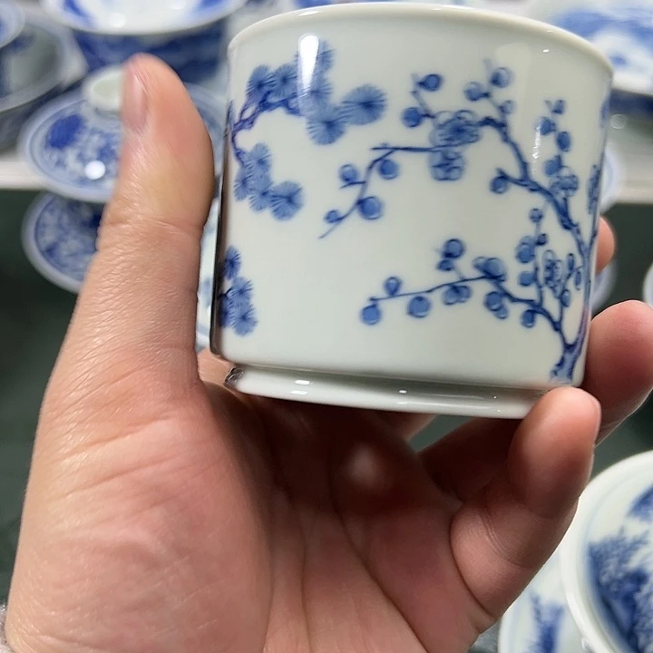 达***风微瑕柴窑松竹梅容天
