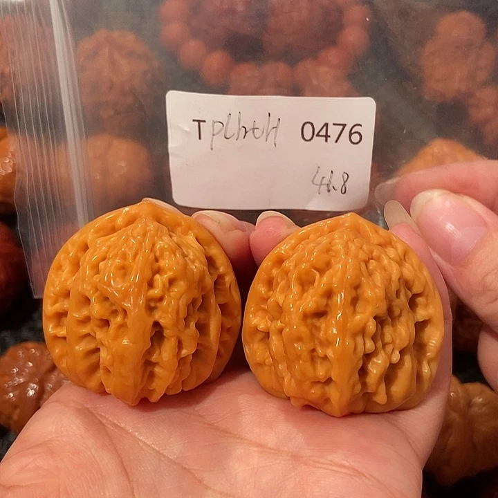 吊坠文玩核桃黄霞41.6