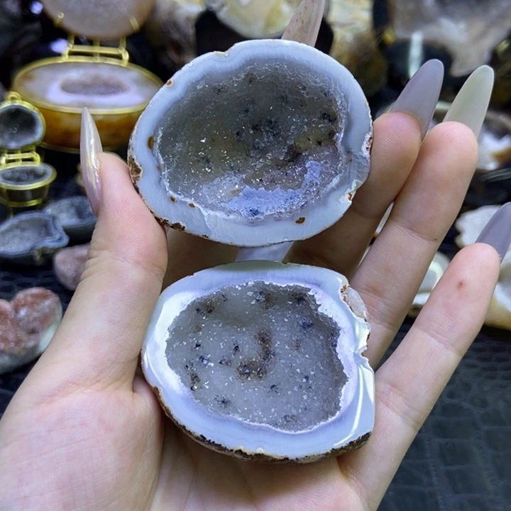 未镶嵌珠宝半成品水晶蚕丝盆