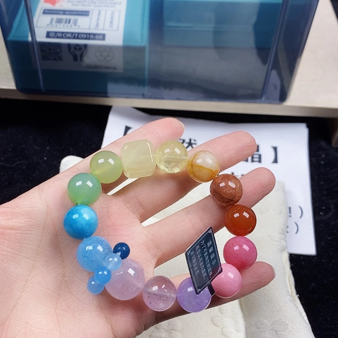 银S925镶嵌水晶手链