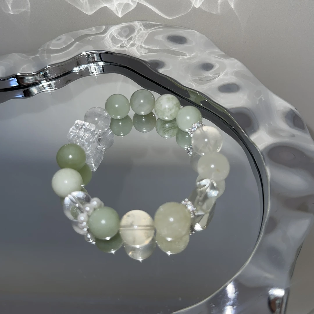 【泓钰珠宝x青提柠檬】青提奶盖12mm柠檬13mm白水12mm天然水晶3050