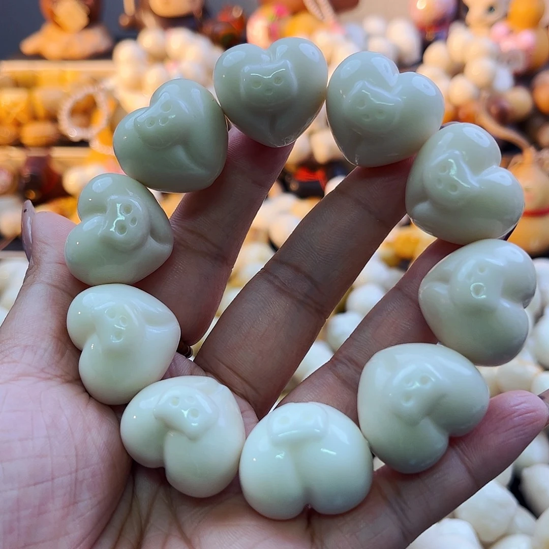 菩提根/象牙果手串爱心猫