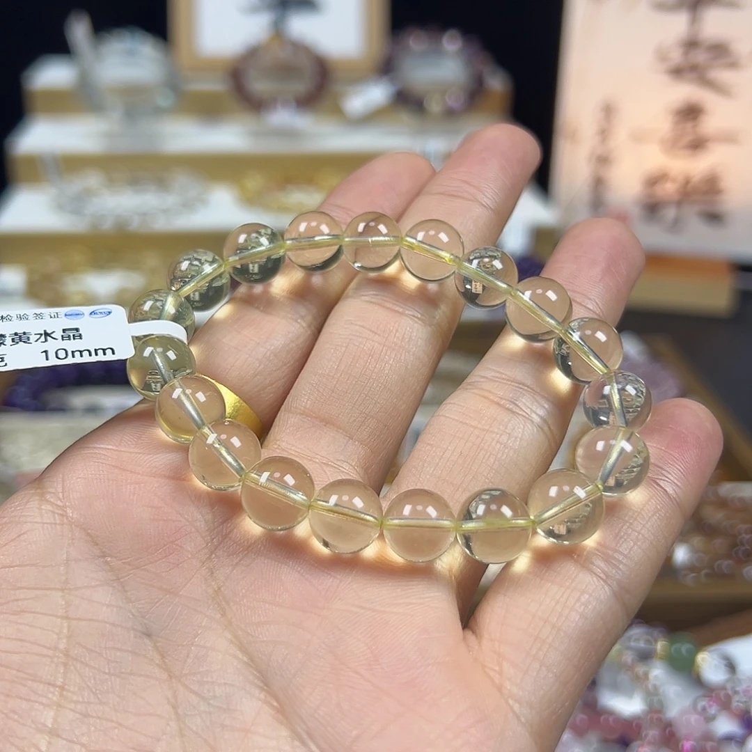 水晶未镶嵌手链黄水晶