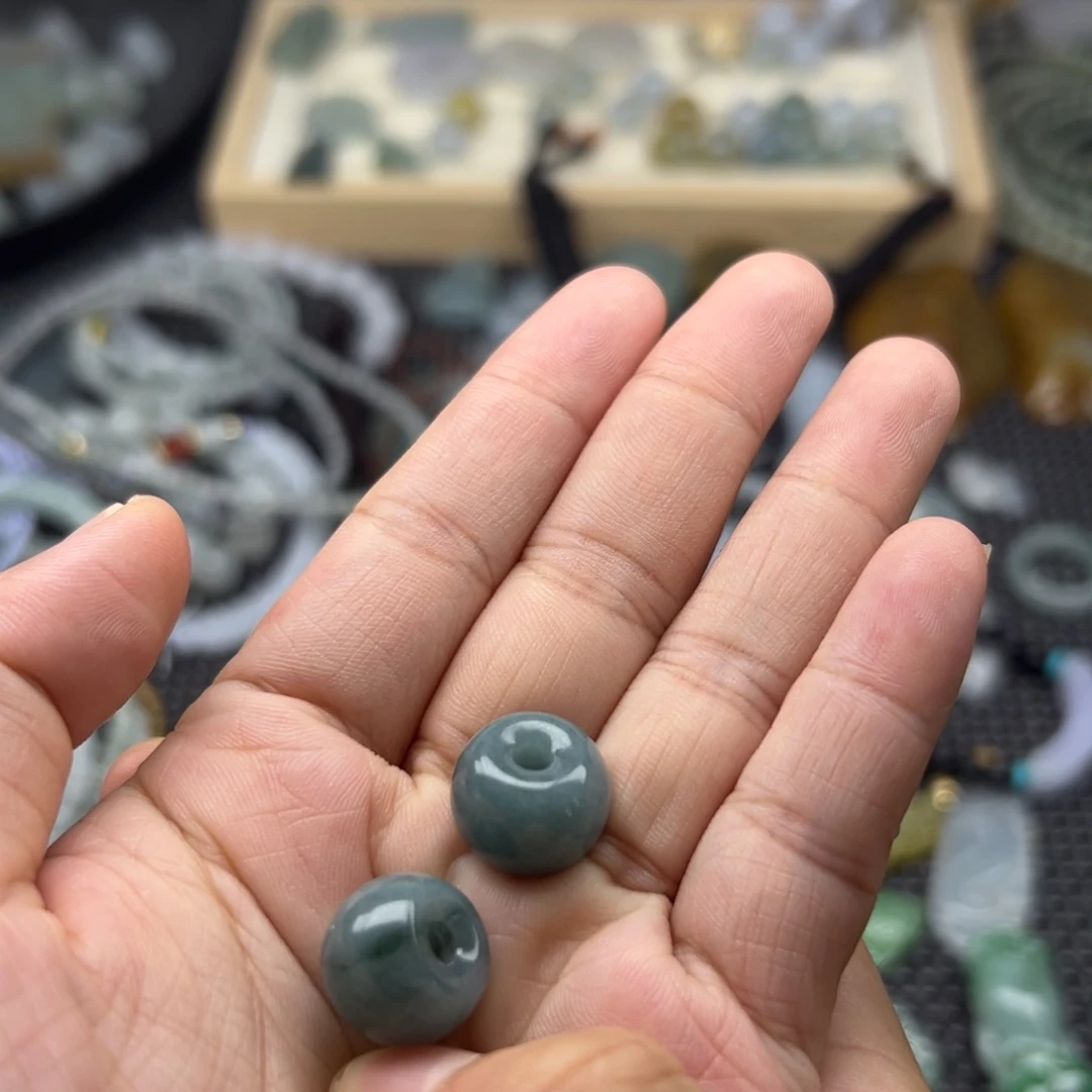 未镶嵌挂件翡翠珠子
