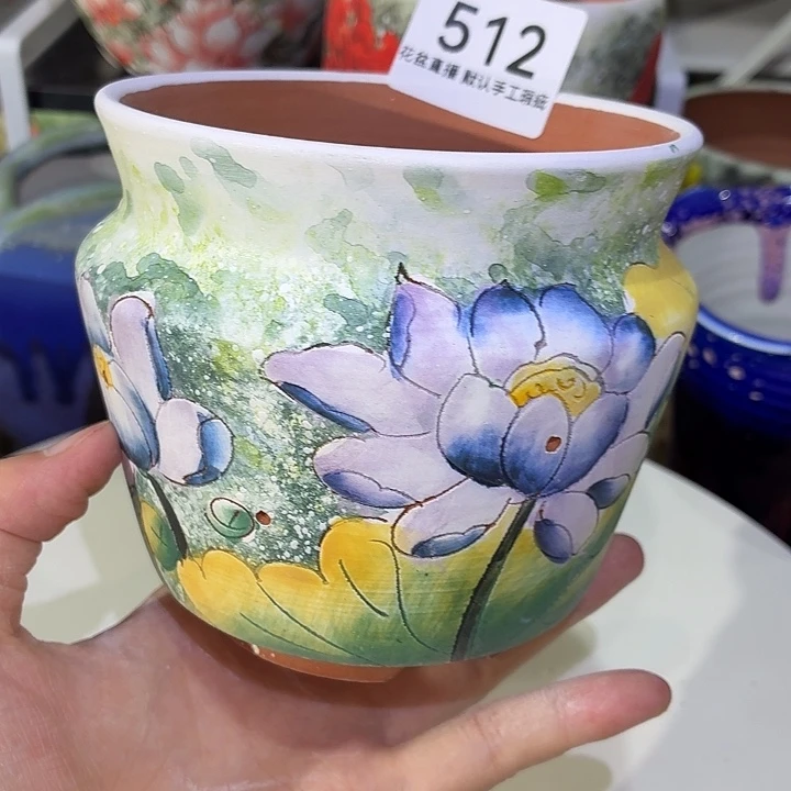 花盆花盆花盆手绘微瑕