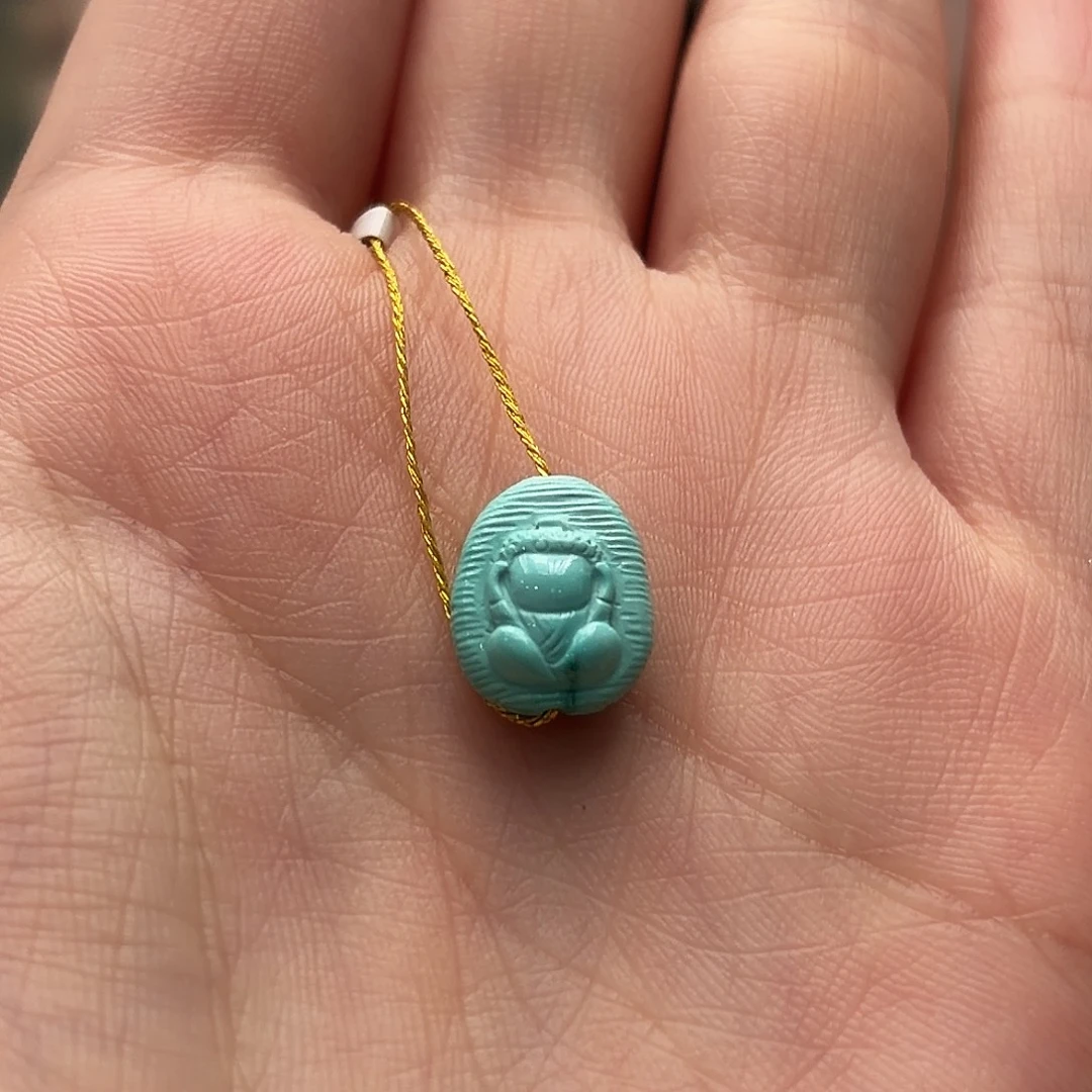 大***子绿松石未镶嵌颈饰