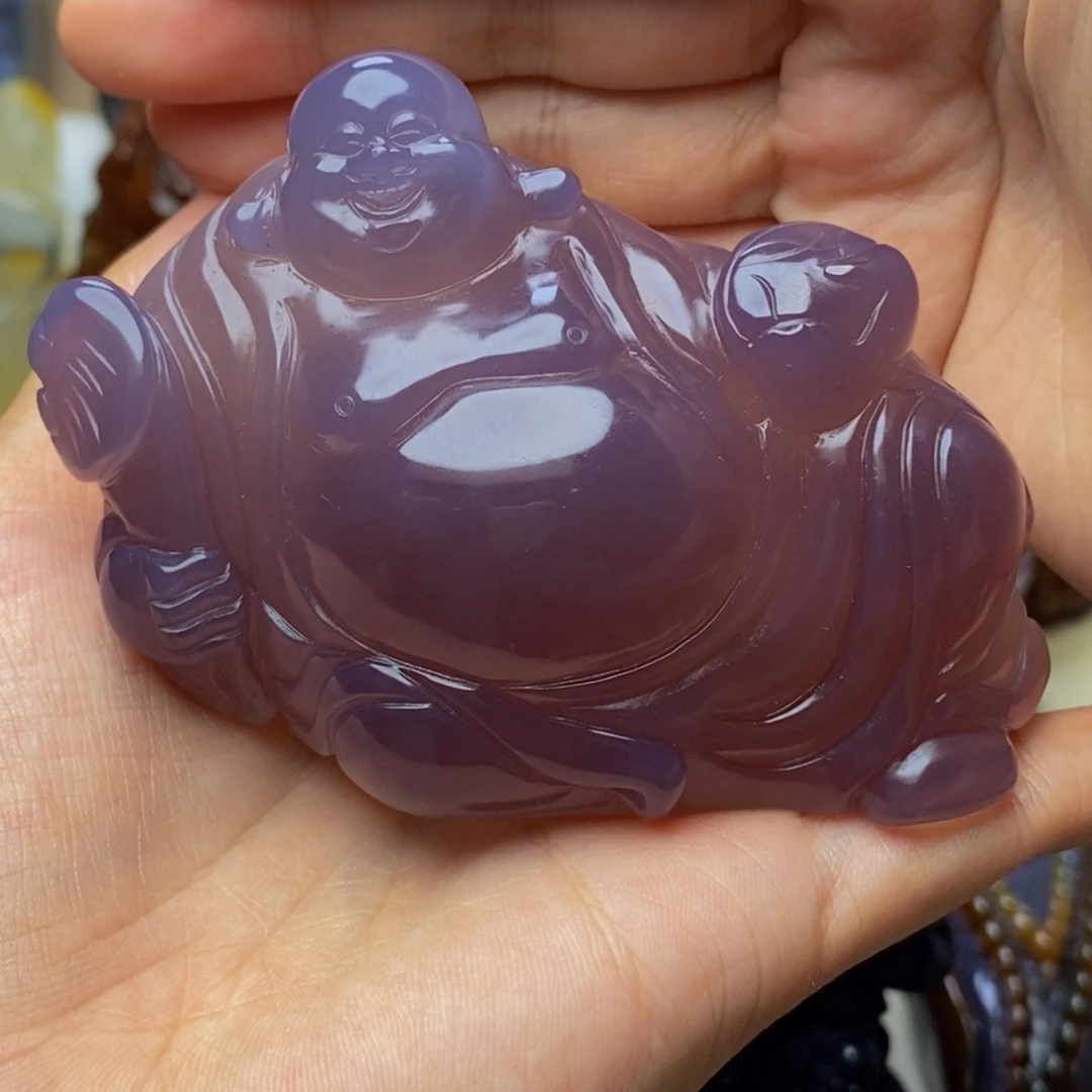 骄***水玛瑙/玉髓摆件未镶嵌